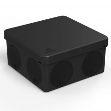Коробка Распределительная 100*100*50 (двухкомпонентная) черная 