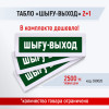 Табло Шыгу-Выход 2+1