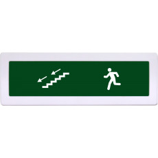 Табло Янтарь С "Выход-Лестница, Влево" 24В