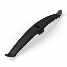 Держатель кабеля двухсторонний для прямого монтажа черный