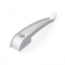 Держатель кабеля односторонний для прямого монтажа белый