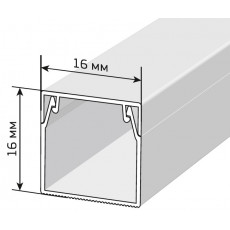 Каб.канал 16х16мм
