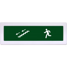 Табло Янтарь С "Выход-Лестница, Влево" 24В